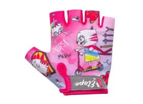 Etape Tiny dětské cyklistické rukavice krátké růžová vel. 5-6