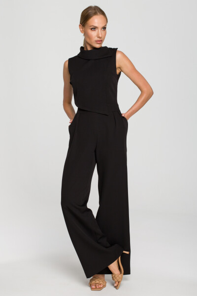 Dámský overal bez rukávů s dvouvrstvým vrškem M702 Černá - MOE černá XL