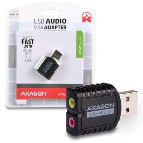 AXAGON MINI adaptér stereo audio / USB2.0 (ADA-10)