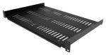 StarTech 1U větraná police černá / Police do racku / 19" / hloubka 305 mm / nosnost 25 kg (SHELF-1U-12-FIXED-V)