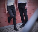 Pánské džíny Trilobite Parado monolayer Aaa slim fit black (Zkrácené) - 46 / černá