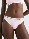 Dámská tanga LOGO WAISTBAND THONG UW0UW03835TOG světle růžová Tommy Hilfiger