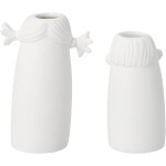 Räder Set mini váziček Family, bílá barva, porcelán