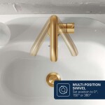 GROHE - Essence Umyvadlová baterie s výpustí, kartáčovaný Cool Sunrise 32628GN1