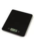 Weis Kuchyňská váha černá / Digitální kuchyňská váha / max. 5 kg / funkce TARE / LCD displej (10519)