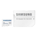 SAMSUNG PRO Endurance microSDXC 256GB + SD adaptér / Class 10 / UHS-I / U3 / čtení: 100MBs / zápis: 40MBs (MB-MJ256KA/EU)