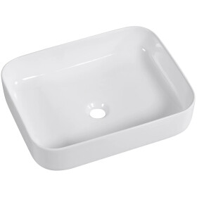 CERANO - Umyvadlo keramické Vizo - na desku - bílá lesklá - 50x39 CER-428434