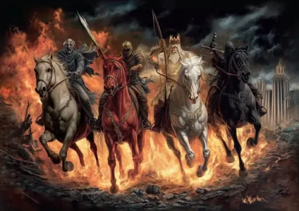 ART PUZZLE 41004 Puzzle Čtyři jezdci apokalypsy