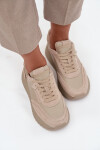 Kožené dámské tenisky na platformě Artiker 55C0021 béžové 39