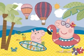 Trefl - Puzzle - Prasátko Peppa: Prázdniny MAXI