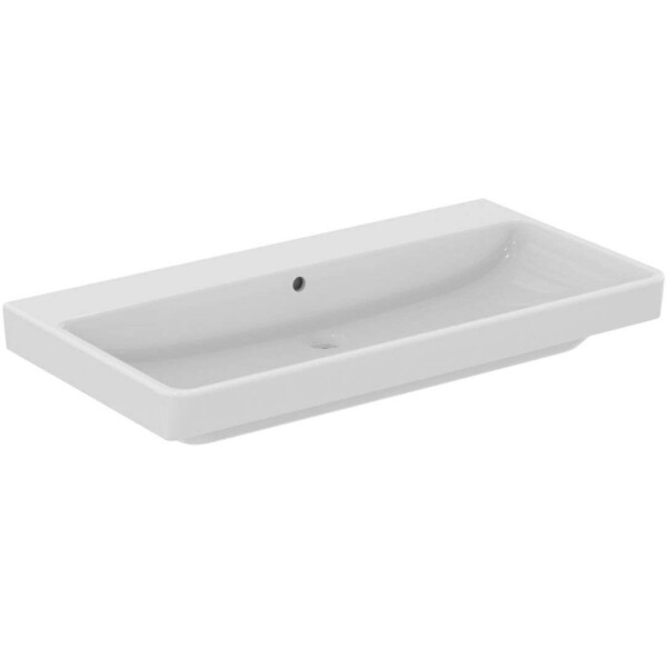 IDEAL STANDARD - i.Life B Dvojumyvadlo 102x54 cm, s přepadem, bez otvoru pro baterii, bílá T684301