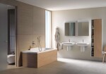 DURAVIT - DuraStyle Skříňka vysoká 180x50x36 cm, pravá, lesklá bílá DS1249R2222