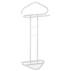 Němý sluha, výška 108 cm, kovová konstrukce, bílý matný lak, nosnost 4 kg