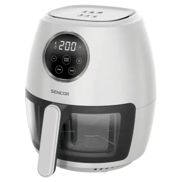 SENCOR SFR 5340WH bílá / Horkovzdušná fritéza / 1300W / 3.5L / 60 - 200°C (8590669338467)