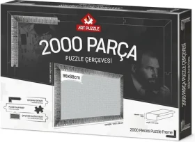 ART PUZZLE 14630 Rám na puzzle 96x68cm stříbrná