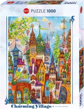 HEYE Puzzle Charming Village: Červené oblouky