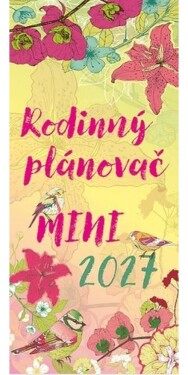 Kalendář nástěnný 2027 - MINI Rodinný plánovač