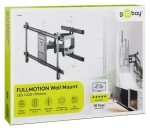 Goobay Pro FULLMOTION XL černá / Nástěnný držák pro TV / 43-100" / VESA 800x400 / nosnost 60 kg (49746)