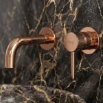 REA - Podomítková umyvadlová baterie LUNGO Copper + BOX REA-B7997