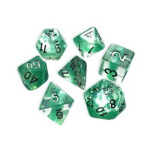 Sada kostek Gate Keeper Games Neutron Dice - Mint 7-Dice Set