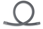NOVASERVIS - Pračková vypouštěcí hadice rovná šedá 150cm PV/150