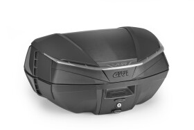 V49Nb Air kufr Givi černý (Monokey) s čirou optikou a černým víkem, objem 49 ltr., černá \"křidélka\"