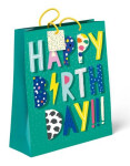 Dárková taška velká - Happy Birtday (26 × 12,7 × 32,4 cm) - Albi