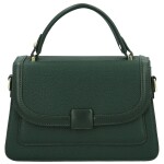 Módní dámská koženková kabelka do ruky Andresa, tmavě zelená