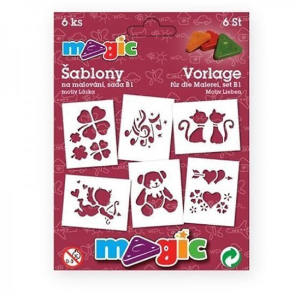 Papírové šablony Láska