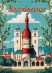TREFL Puzzle Premium Plus Vintage Posters: Bordeaux, Francie
