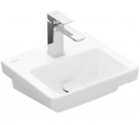 VILLEROY & BOCH - Subway 3.0 Umývátko nábytkové 37x31 cm, bez přepadu, otvor pro baterii, alpská bílá 43703801