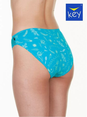 Dámské kalhotky Key LPH 931 A22 A'2 grafitově tyrkysová S
