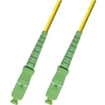 OEM SC/APC-SC/APC 5m žlutý / Optický patch kabel / Duplex / SM 9/125 OS2 / LSZH / 3 mm (1443)