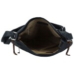 Módní dámská koženková crossbody kabelka Coveri Kisha, tmavě modrá