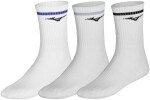 Mizuno Training TN 3P Socks M bílá šedá modrá