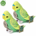 Plyšová andulka Vlnkovaná 2 druhy 12 cm ECO-FRIENDLY