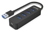 Unitek H1117A černá / Hub USB / 4x USB-A 3.0 / aktivní 10 W (H1117A)