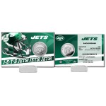 Mince New York Jets NFL Team History Highland Mint Silver Coin Card