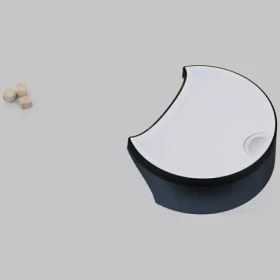 Enabot ROLA PetPal Treat Dispenser bílá / chytrý dávkovač pamlsků / Wi-Fi (WH287305)