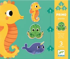 DJECO Puzzle V moři 3v1