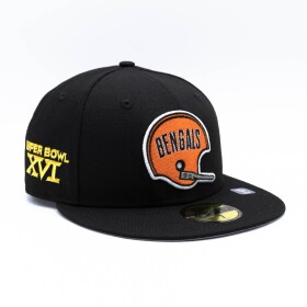 New Era Pánská kšiltovka Cincinnati Bengals NFL Super Bowl XVI 59FIFTY Fitted Velikost: 7 3/4