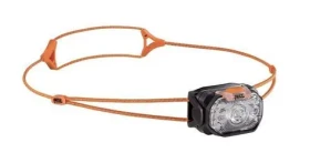Petzl SWIFT LT černo-oranžová / Čelovka / 380 lm / USB-C / IPX4 / 43 g (E102AB00)