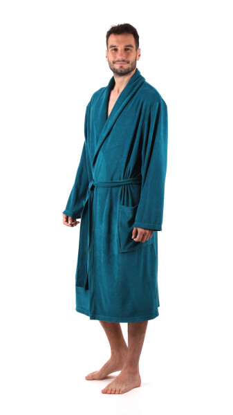 Bari pánský župan nadměrný Bari petrolejová nadměr 3XL