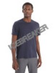 ICEBREAKER Mens Central Classic SS Tee, Midnight Navy velikost: M