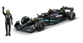 Bburago RACE Formule F1 s figurkou jezdce - Mercedes-AMG W14 E Performance (2023) #44 Hamilton