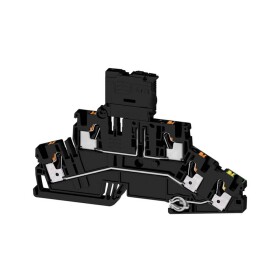 Weidmüller 2817040000 jistící svorka pružinové připojení , konektor černá 50 ks