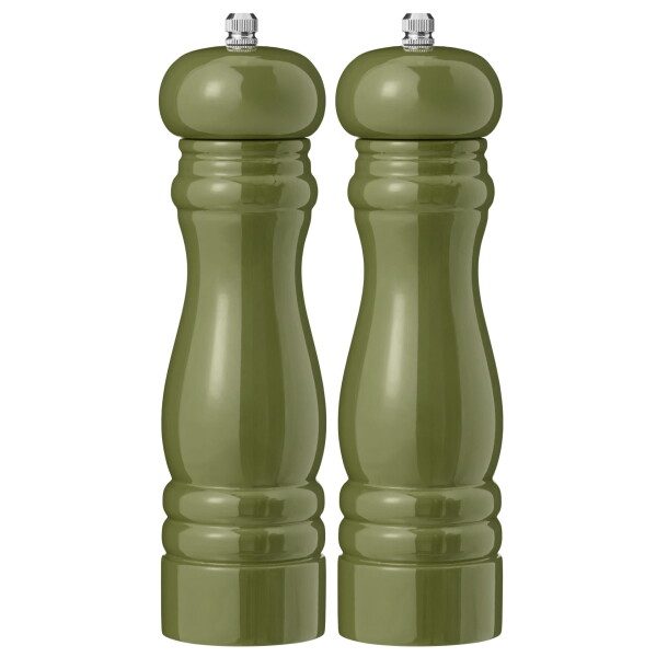 Ib Laursen Mlýnek na sůl nebo pepř Olive Green Sůl, zelená barva, dřevo, kov, keramika