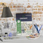 Canson 1557 blok lepený 180g A4 30 listů
