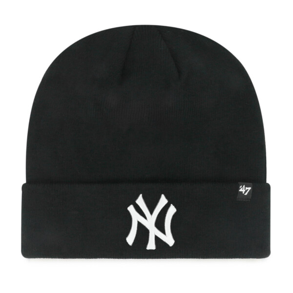 47 Brand Pánská zimní čepice New York Yankees MLB Raised '47 CUFF KNIT Black
