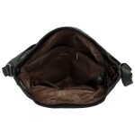 Módní dámská koženková crossbody kabelka Blandina, černá